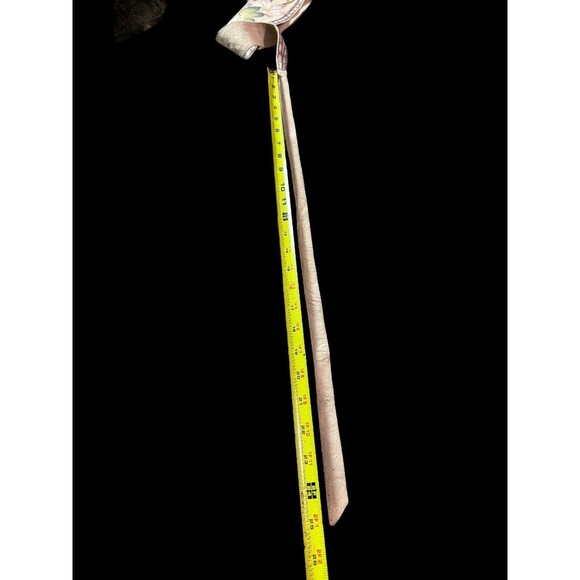 Vintage Soft Leather Belt w/ Ceramic Buckle Hand Painted 1980’s Bohemian Floral - Picture 6 of 9